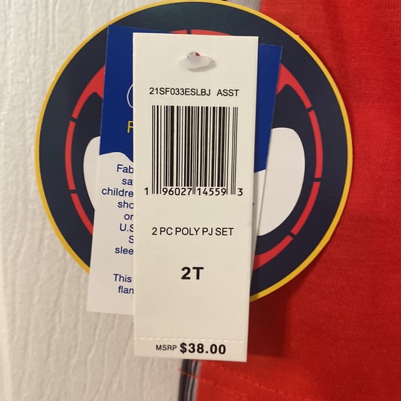 Spidey Man Boys Pajamas Size 2 Toddler - Picture 5 of 5